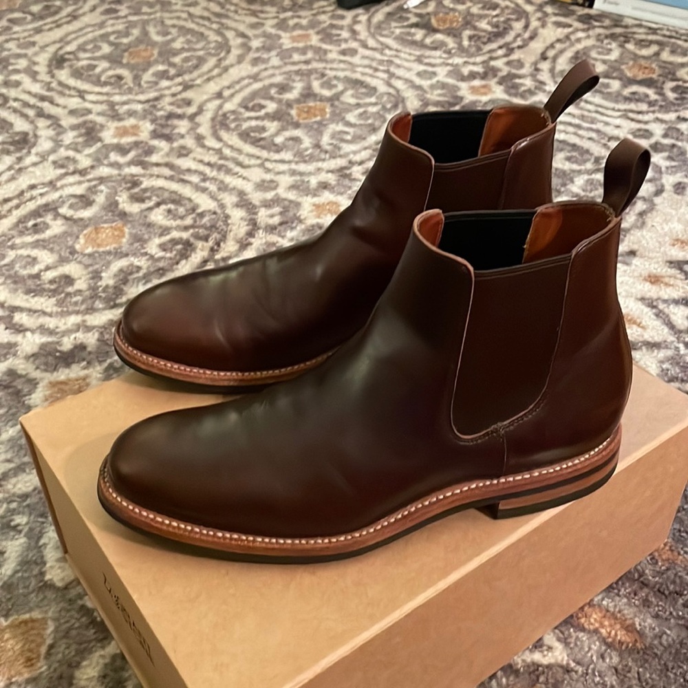 Grant Stone - Chelsea Boot - Crimson Chromexcel